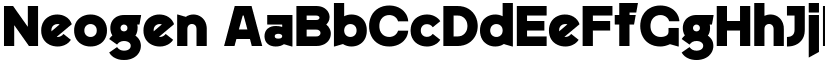 Neogen font