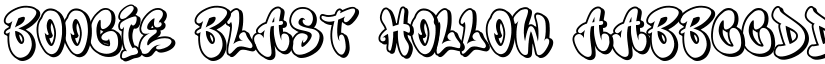 Boogie Blast Hollow font