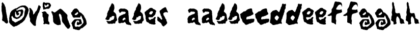 Loving Babes font