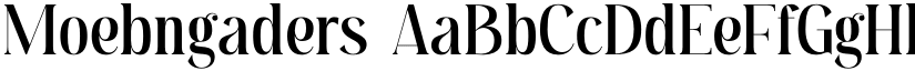 Moebngaders font download
