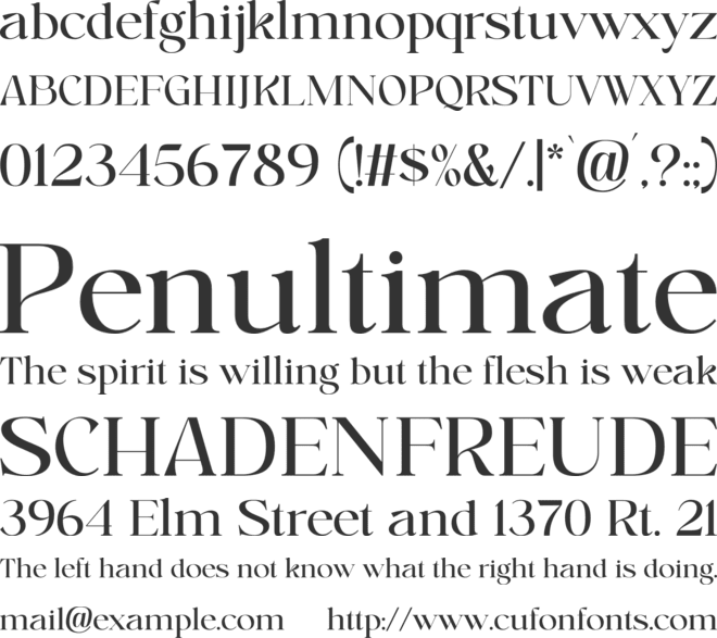 Sacristy font preview