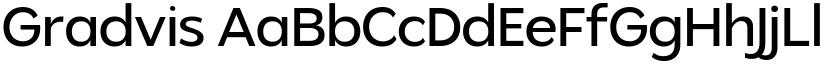Gradvis font