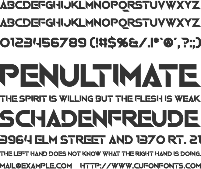 Wheel Turn font preview