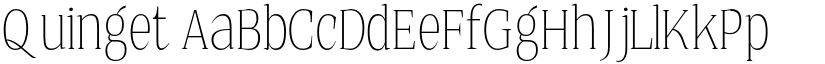 Quinget font download