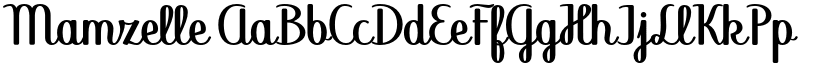 Mamzelle font