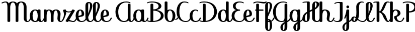 Mamzelle font