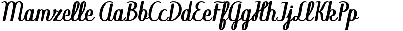 Mamzelle font