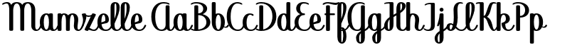 Mamzelle font