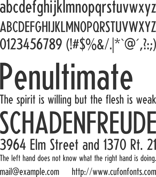 Neu5Land font preview