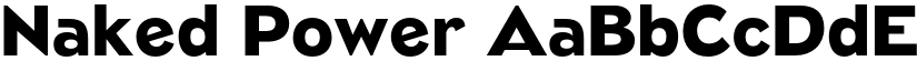 Naked Power font download