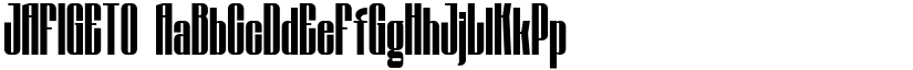 JAFIGETO font download