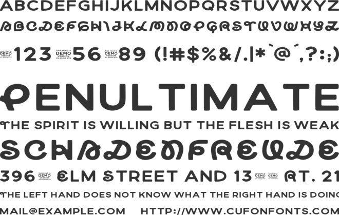 Moreco-Trial font preview