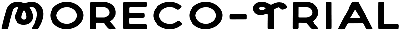 Moreco-Trial font download