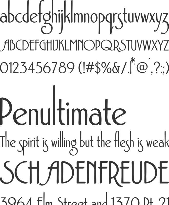 Aesthetic Rigelsia Free font preview