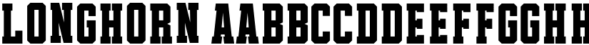 Longhorn font