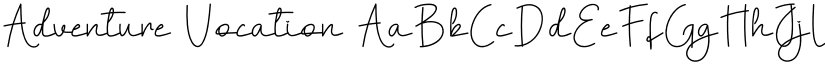 Adventure Vocation font