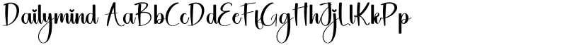 Dailymind font