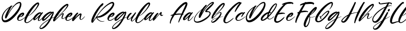 Delaghen font download