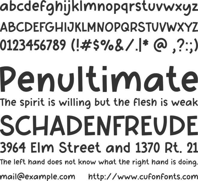 Dreamy Garden font preview