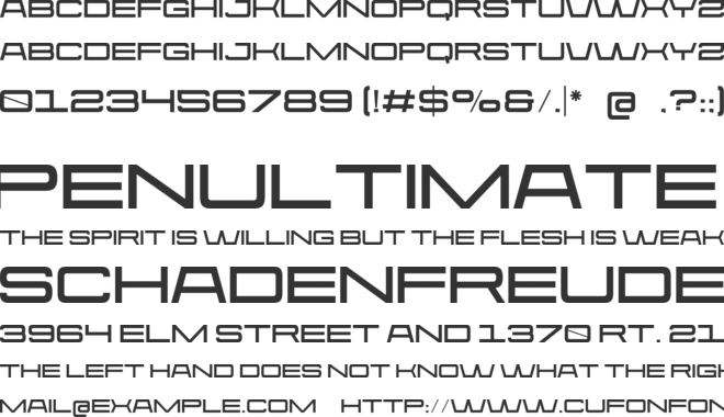 Morgenta font preview