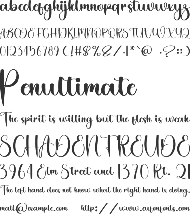 Chicago Downton font preview