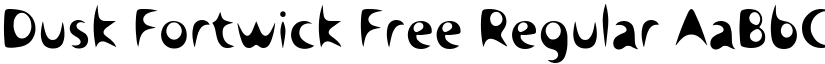 Dusk Fortwick Free font download