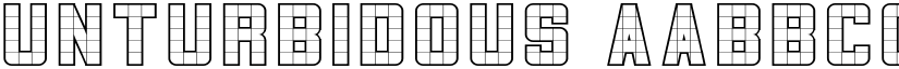 Unturbidous font