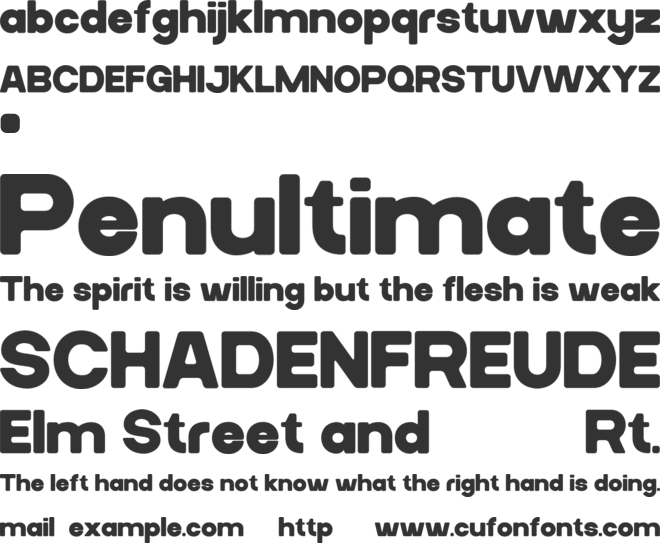 MAISON CRONNE font preview