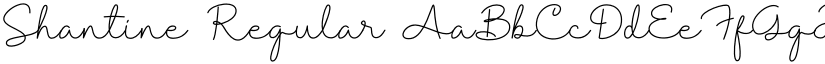 Shantine Regular font
