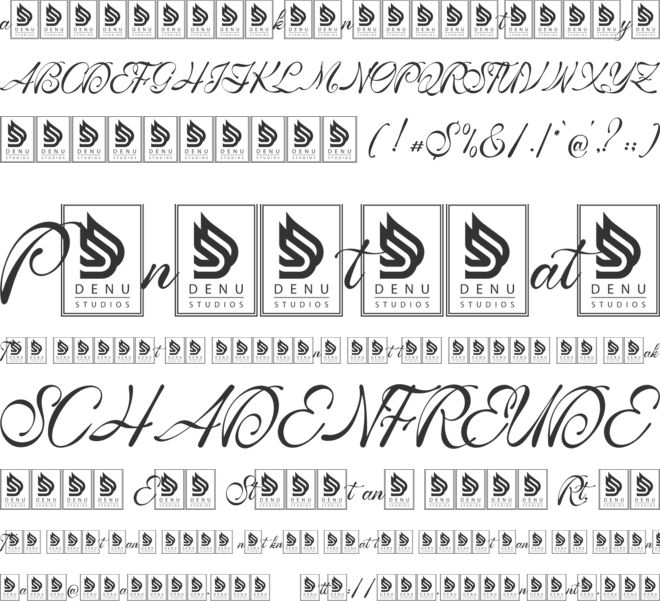 Tanya Kata font preview