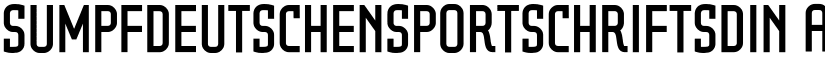 SumpfdeutschensportschriftSdIN font download