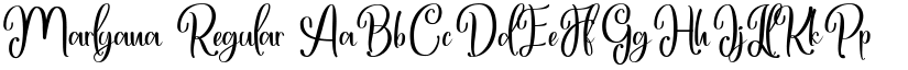 Marlyana Regular font