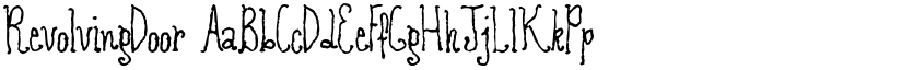 RevolvingDoor font