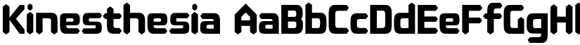 Kinesthesia font download