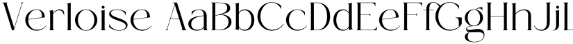 Verloise font download