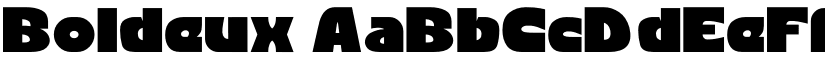 Boldeux font download