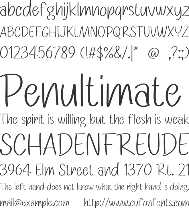 Remember Summer font preview