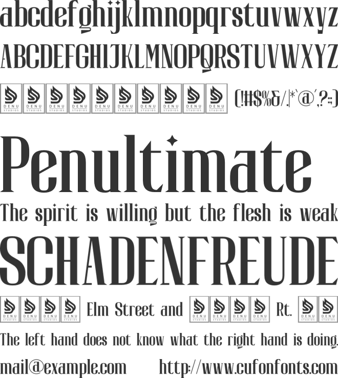 Rabiot font preview