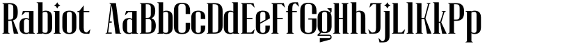 Rabiot font download