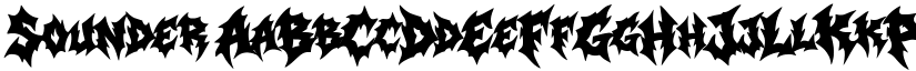 Sounder font