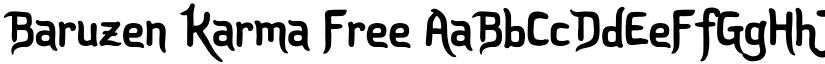 Baruzen Karma Free font download