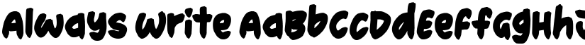 Always Write font download