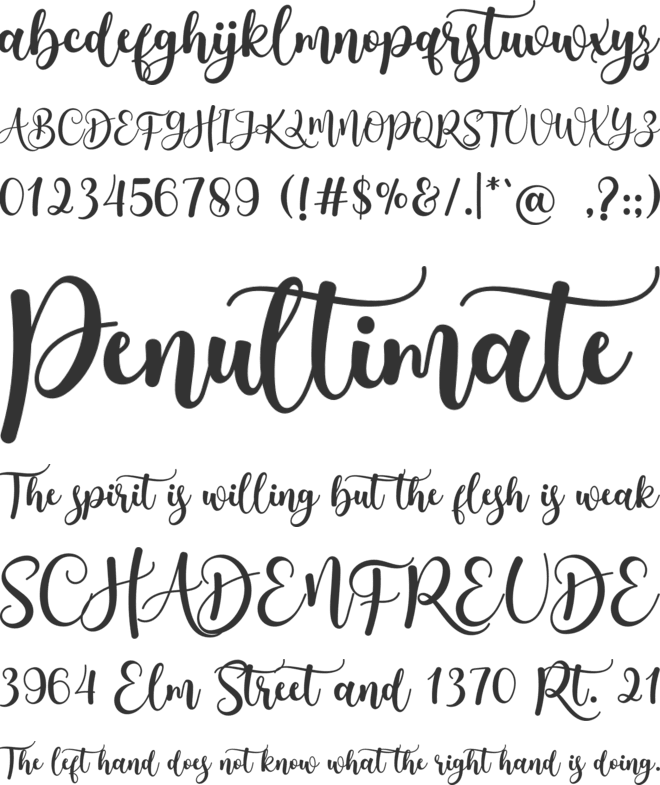 Patrick Airo font preview
