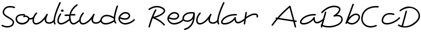 Soulitude Regular font
