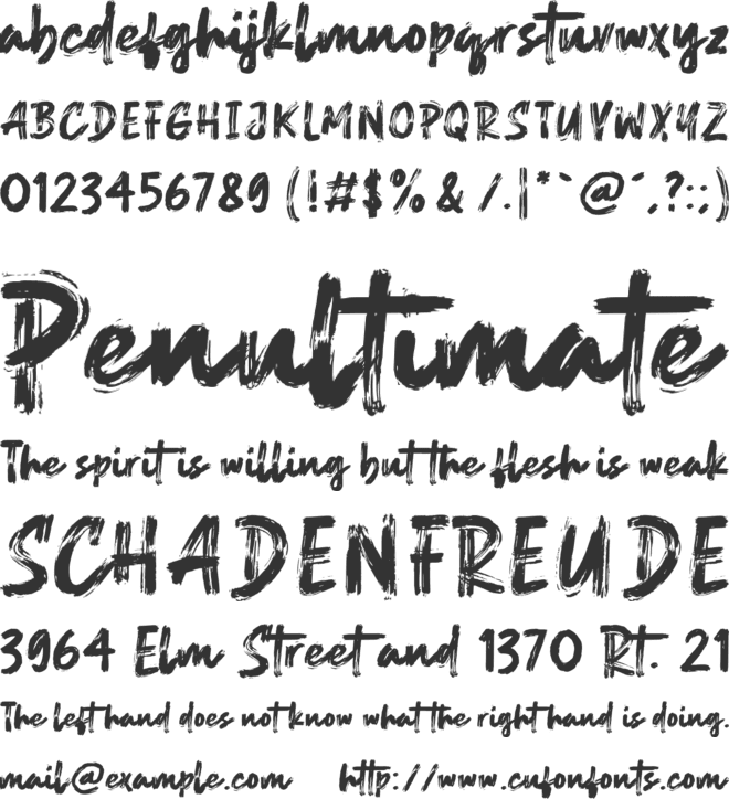 Wonder Glow font preview