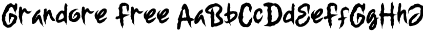 Grandore Free font download