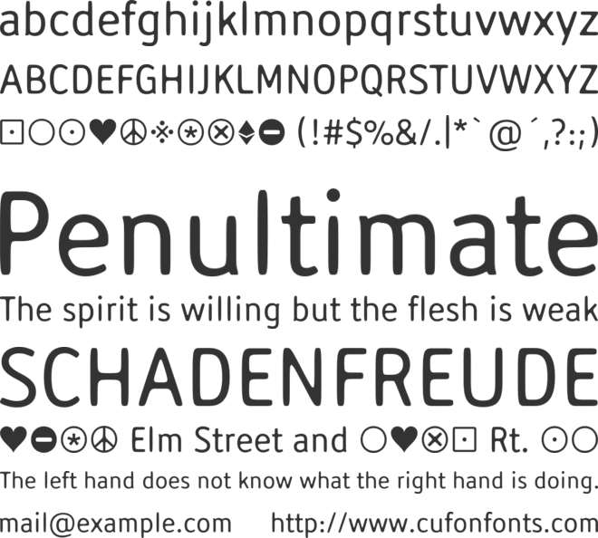 Statos font preview
