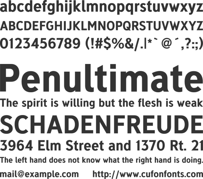 Tzaamal font preview