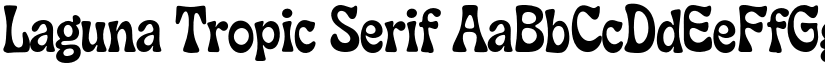 Laguna Tropic Serif font