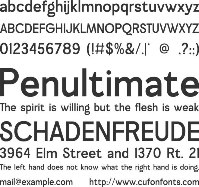 Metrostack Personal Use font preview